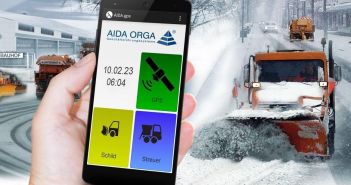 Effiziente Winterdienstdokumentation: Digitale Lösung von AIDA (Foto: AIDA ORGA)