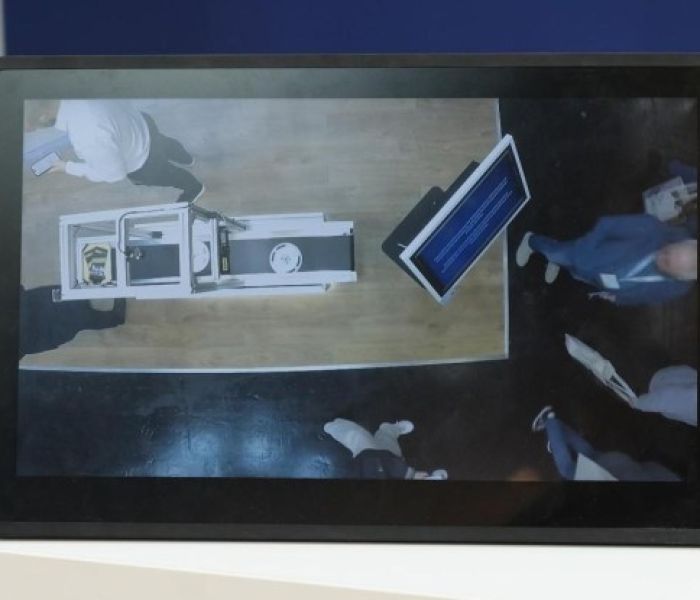 embeddedworld 2026: Camera-KI-Rail am Pyramid Messestand: (Foto: Pyramid Computer GmbH)